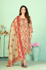 Chanderi Suit Set with Dupatta