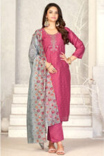 Chanderi Suit Set with Dupatta