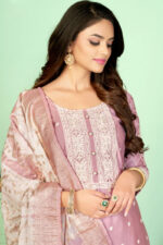 Chanderi Suit Set with Dupatta