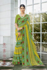 Chiffon Saree Multicolor